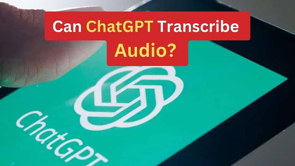 can chatgpt transcribe audio?